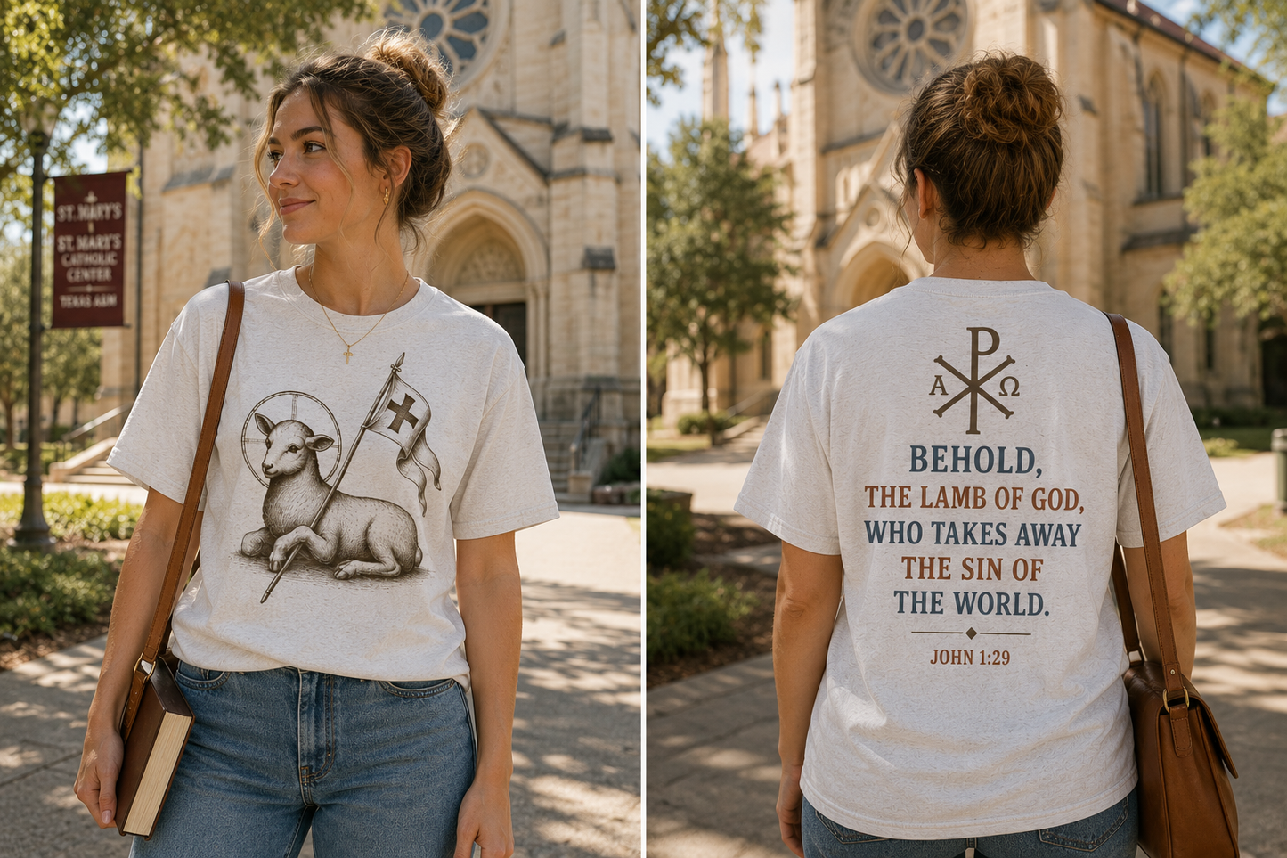 Agnus Dei Lamb of God T-Shirt | John 1:29