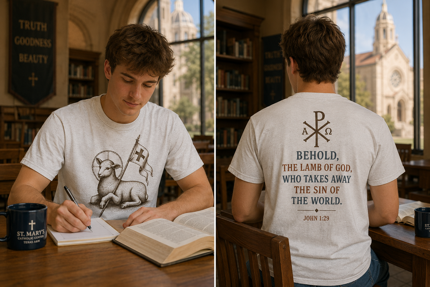 Agnus Dei Lamb of God T-Shirt | John 1:29
