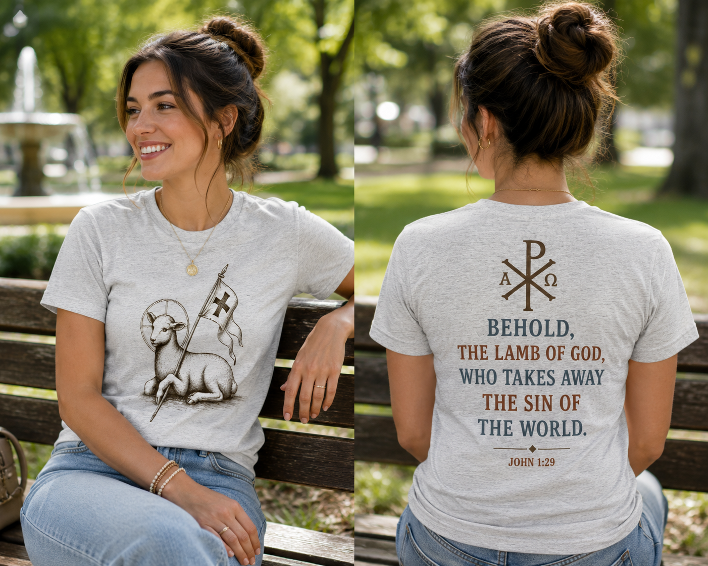 Agnus Dei Lamb of God T-Shirt | John 1:29