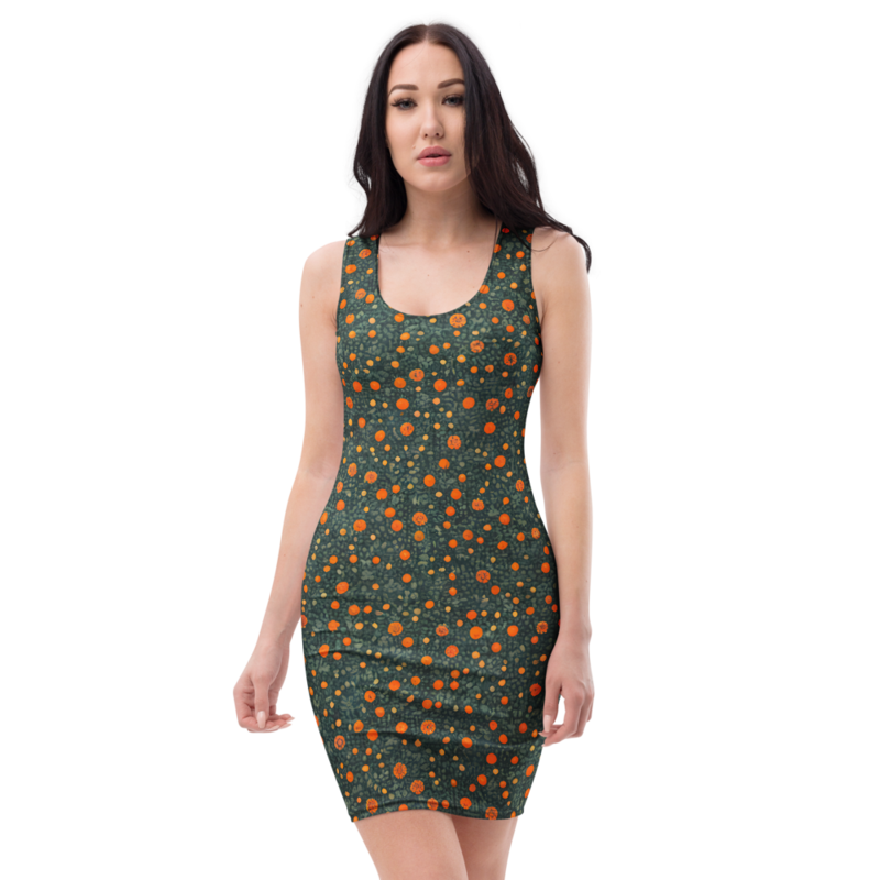 Bodycon Dress: Linen & Festive