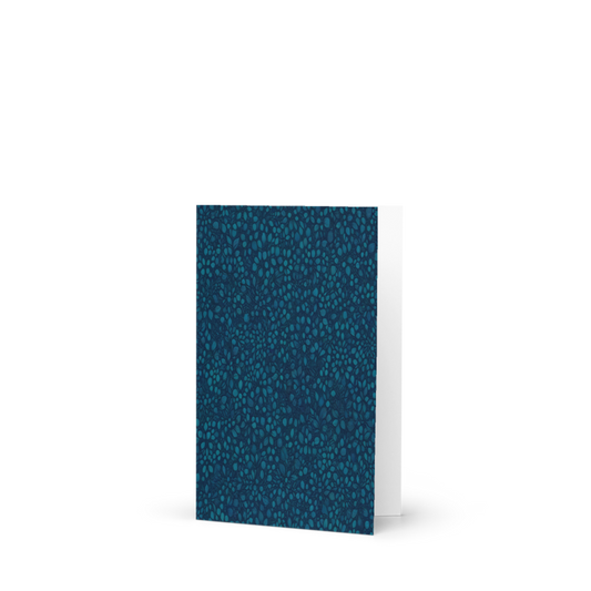 Teal Organic Diamonds Standard Post Card