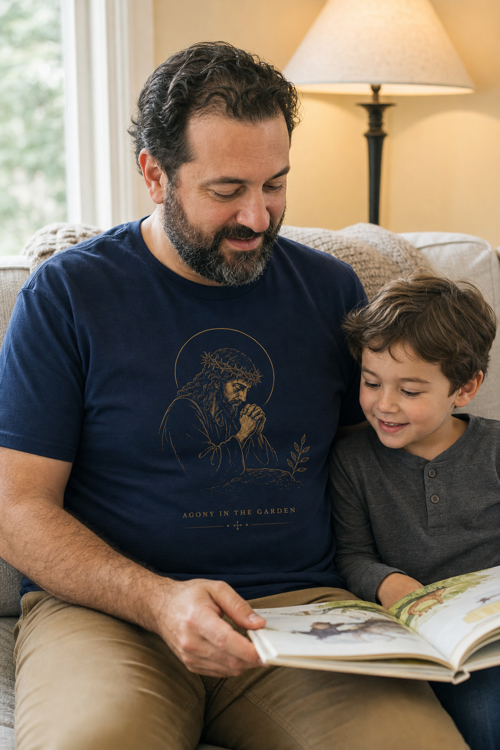 agony-in-the-garden-t-shirt lifestyle · Navy