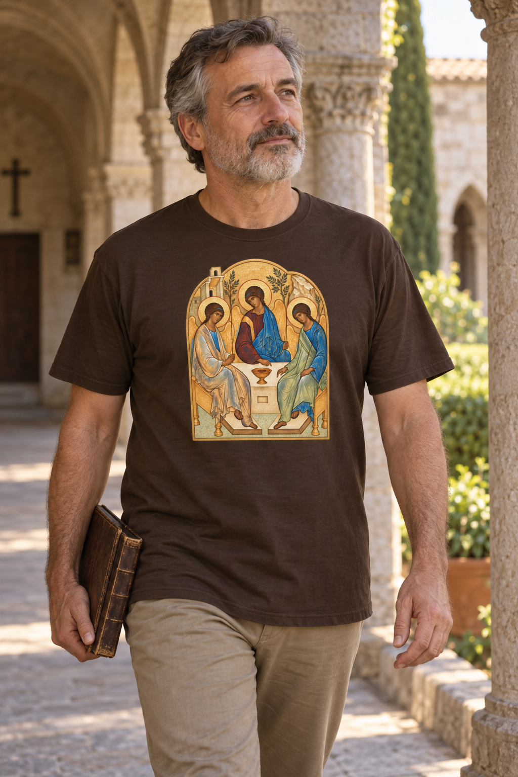 the-holy-trinity-tee lifestyle · Dark Chocolate · bnr-card:mens-clothing