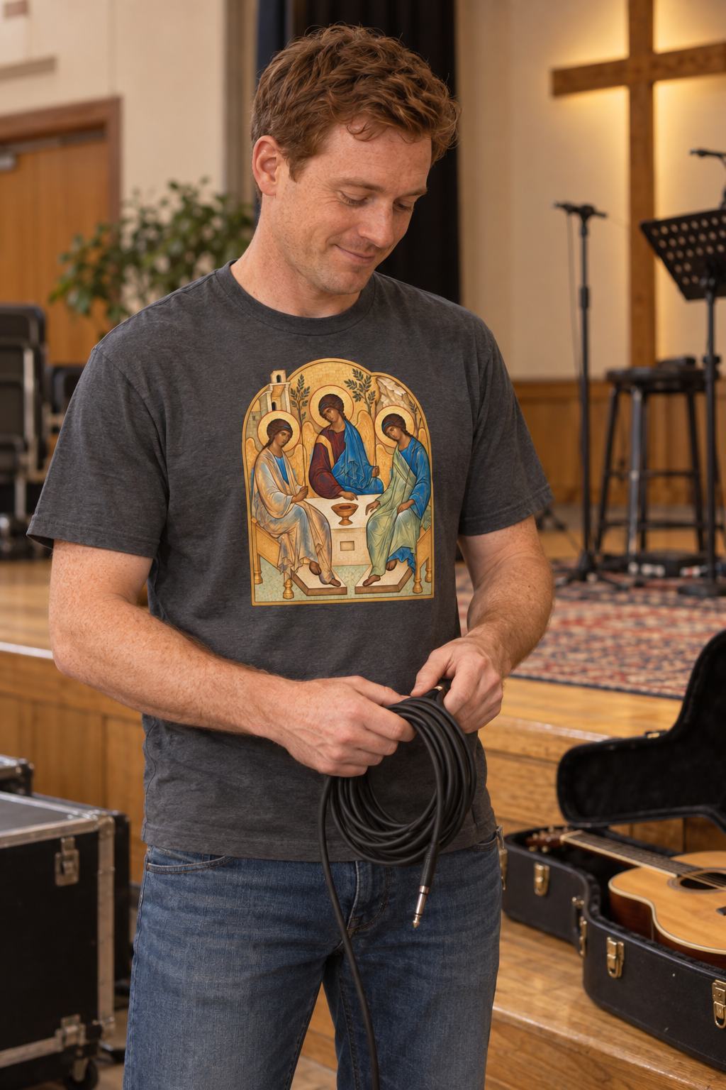 the-holy-trinity-tee lifestyle · Dark Heather Grey · bnr-card:mens-clothing