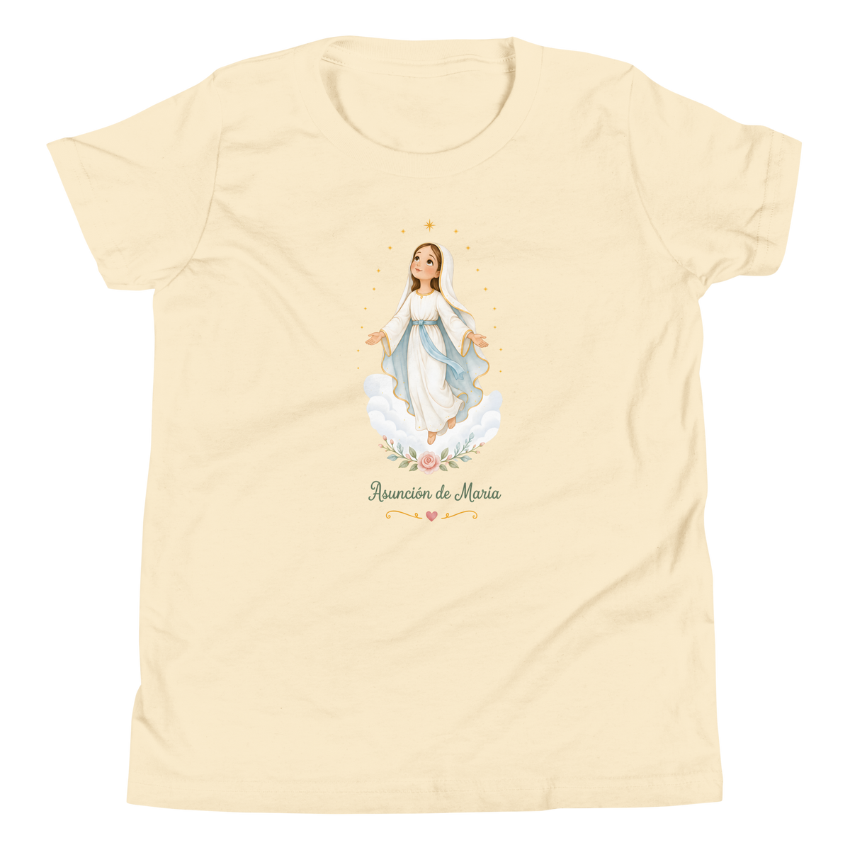 Asunción de María Girls — Printful flat · Natural