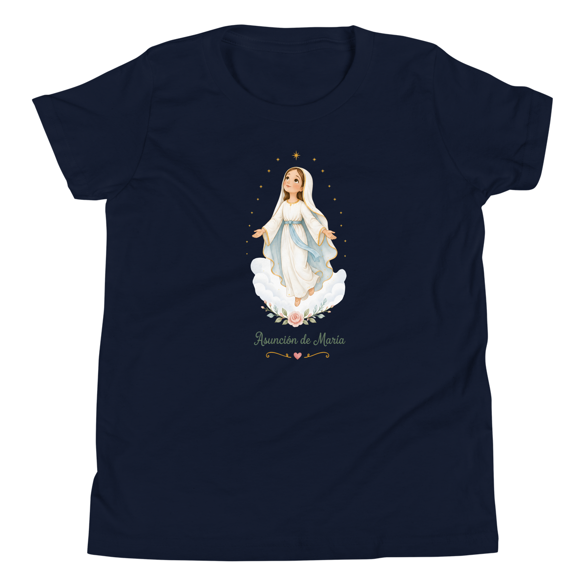 Asunción de María Girls — Printful flat · Navy