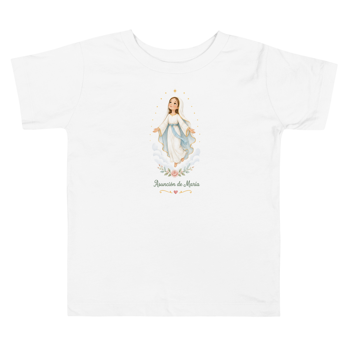 Asunción de María Toddler — Printful flat · White