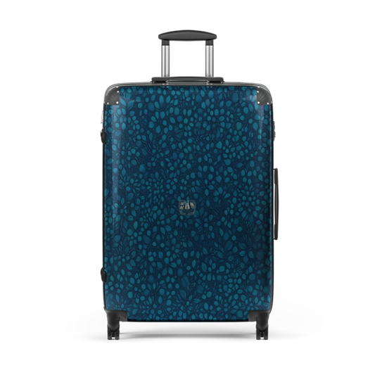 Teal Organic Diamonds Suitcase