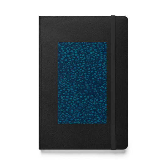 Teal Organic Diamonds Hardcover Journal Matte