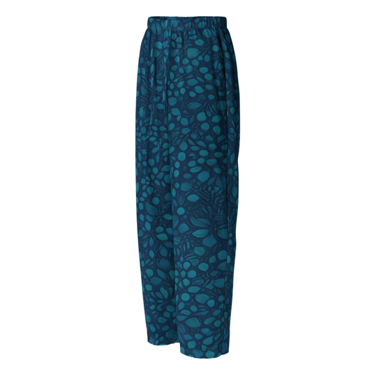 Teal Organic Diamonds Womens Pajama Pants