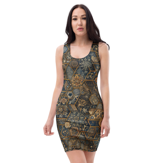 Bodycon Dress: Hopeful & Snowflake