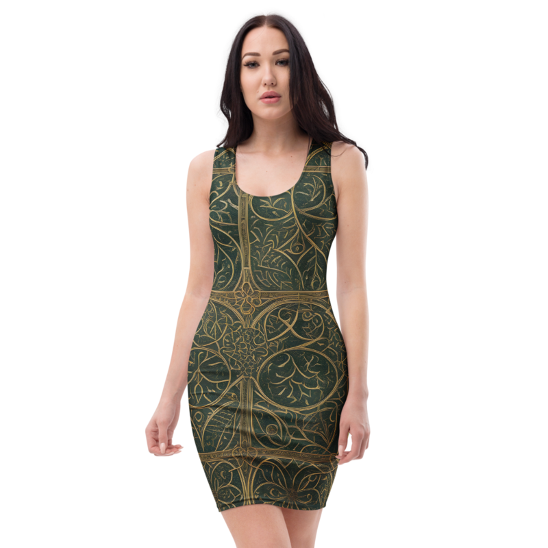 Bodycon Dress: Mosaic & Shard