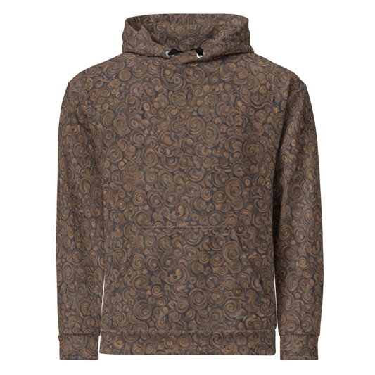 Eco Hoodie: Cloud & Ripple