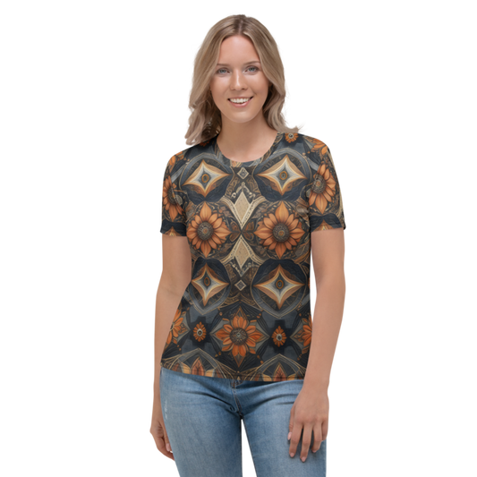 Women's T-Shirt: Watercolor & Bleed