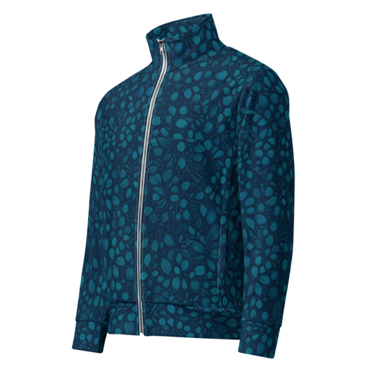 Teal Organic Diamonds Track Jacket