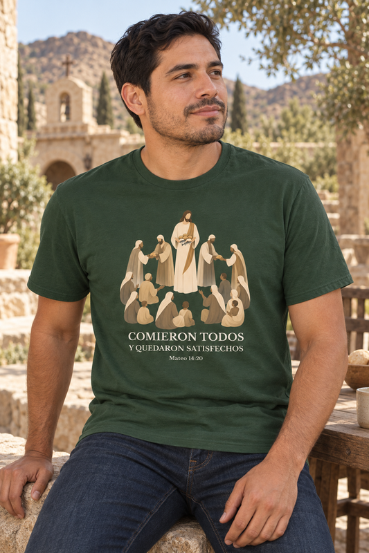comieron-todos-tee lifestyle · Forest Green · bnr-card:mens-clothing
