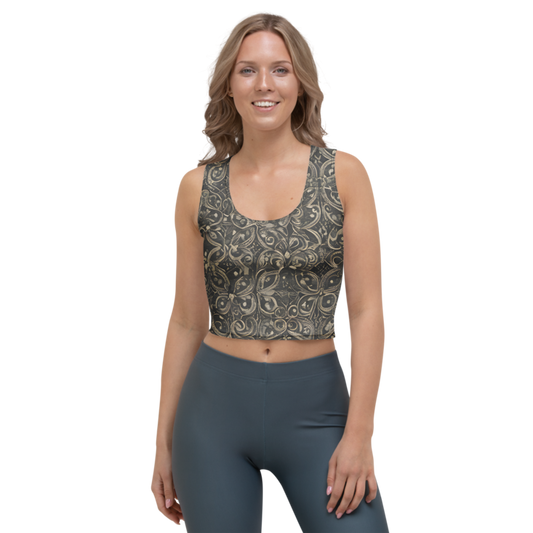 Crop Top: Linen & Linen