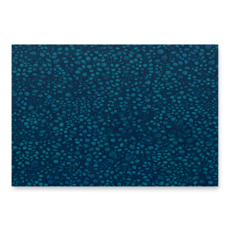 Teal Organic Diamonds Wrapping Paper Sheets