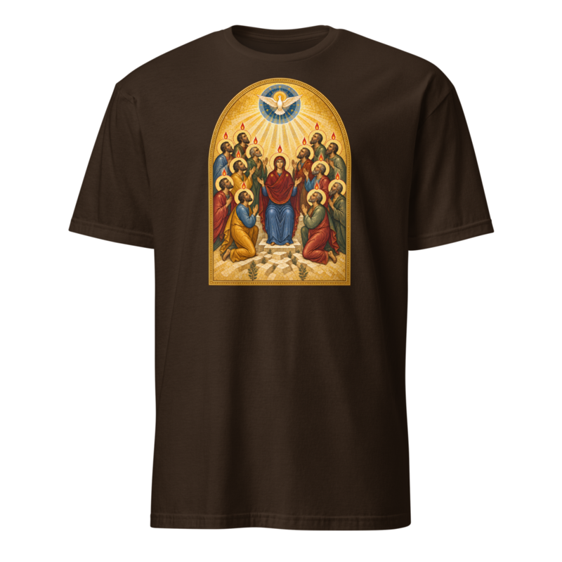 pentecost-tee Softstyle Flat · Dark Chocolate