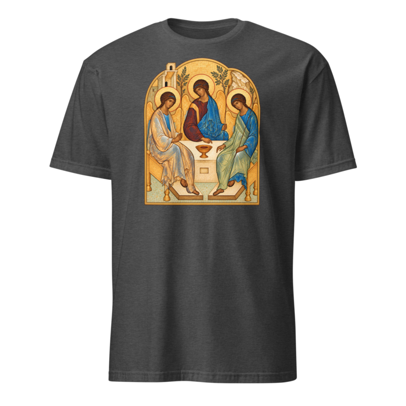 the-holy-trinity-tee Softstyle Flat · Dark Heather Grey
