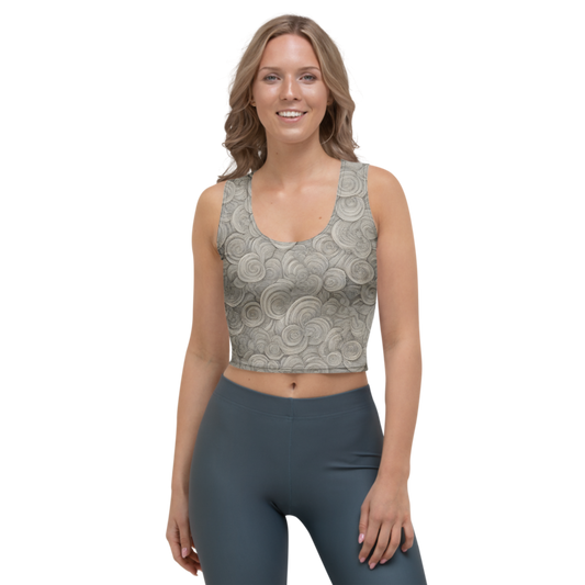 Crop Top: Cloud & Ripple