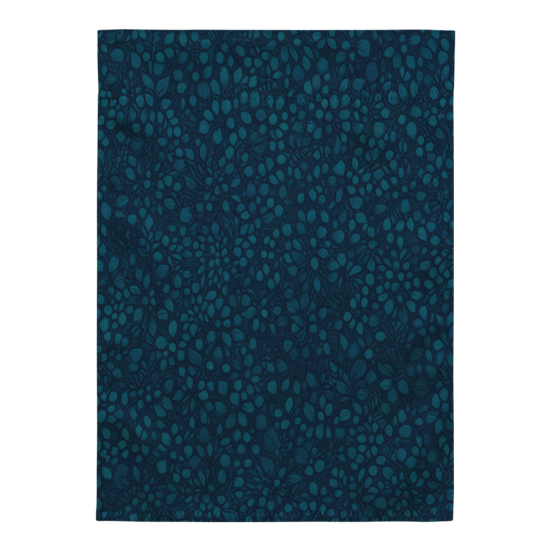 Teal Organic Diamonds Garden Flag