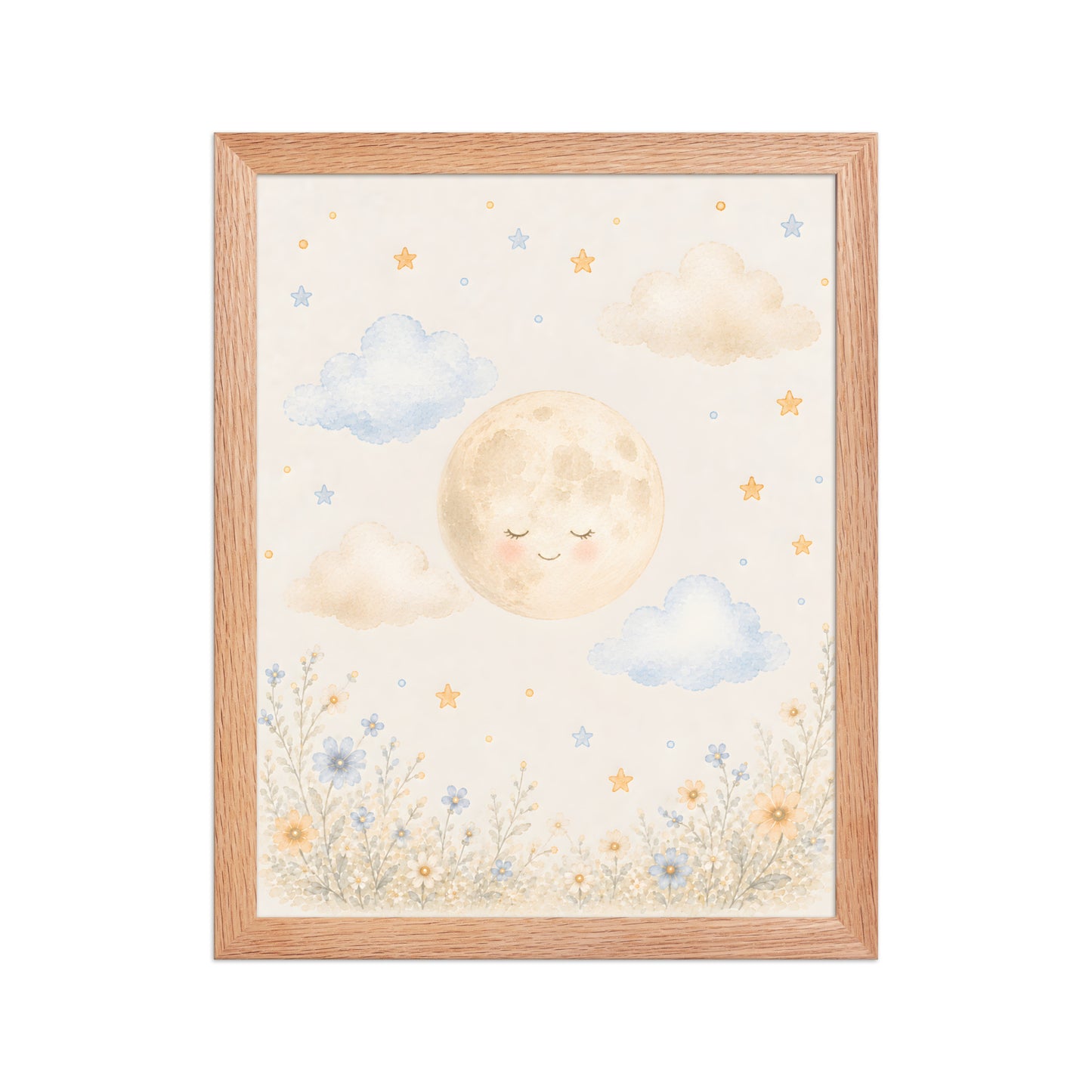 Sweet Dreams Moon — Nursery Framed Wall Art