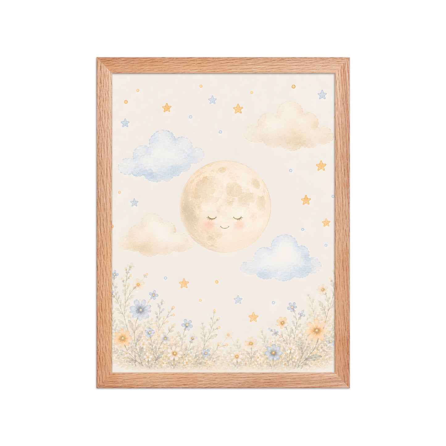 Sweet Dreams Moon — Nursery Framed Wall Art