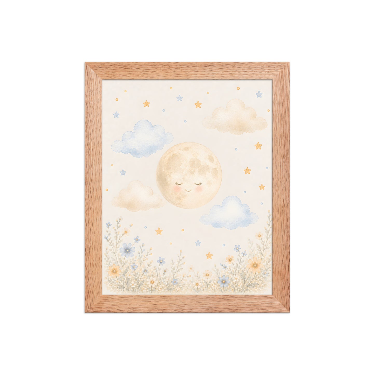 Sweet Dreams Moon — Nursery Framed Wall Art