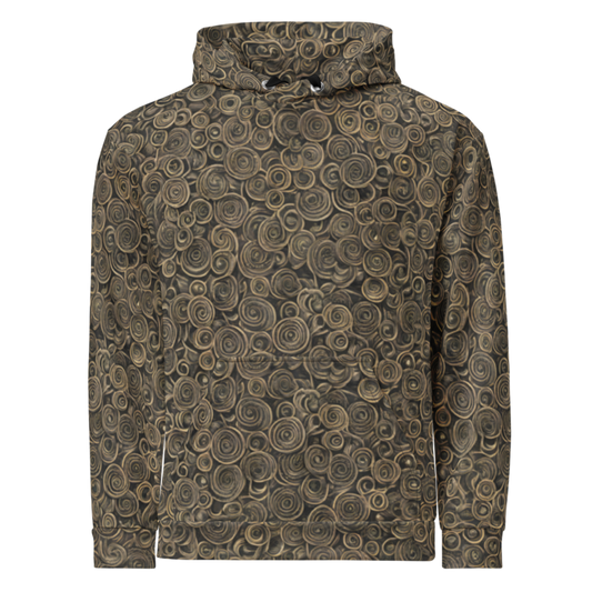 Eco Hoodie: Celestial & Parchment
