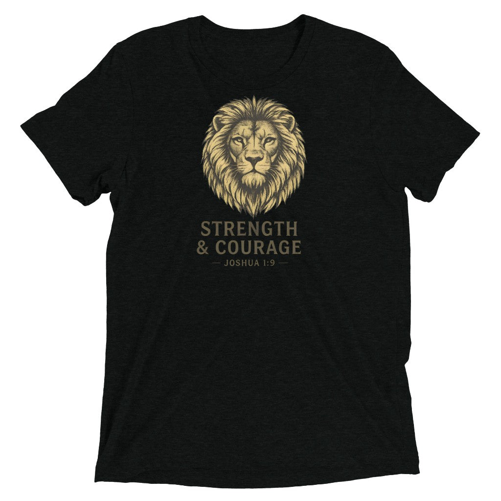 Product mockup — Solid Black Triblend