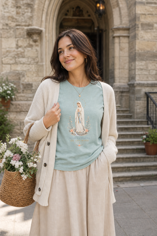 BC 3001 lifestyle · Heather Prism Dusty Blue | bnr-card:womens-clothing