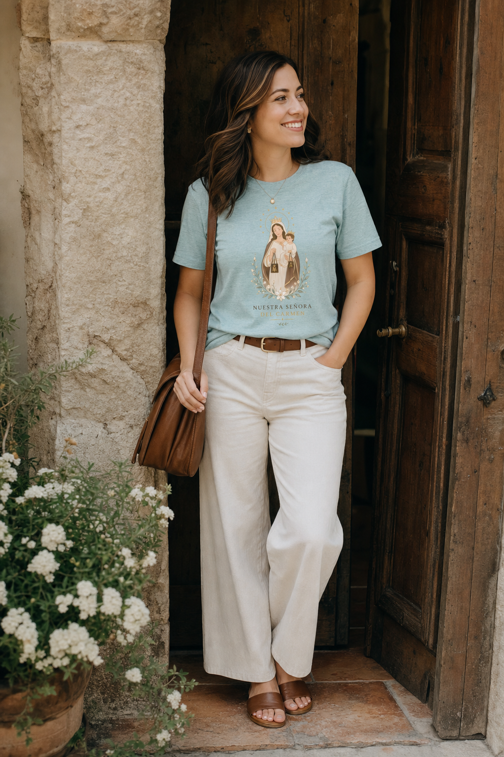 BC 3001 lifestyle · Heather Prism Dusty Blue | bnr-card:mama-maria