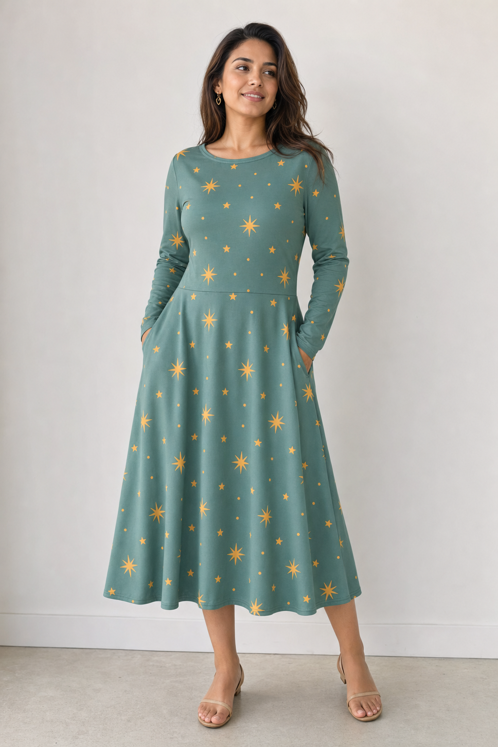 Guadalupe Star Midi Dress
