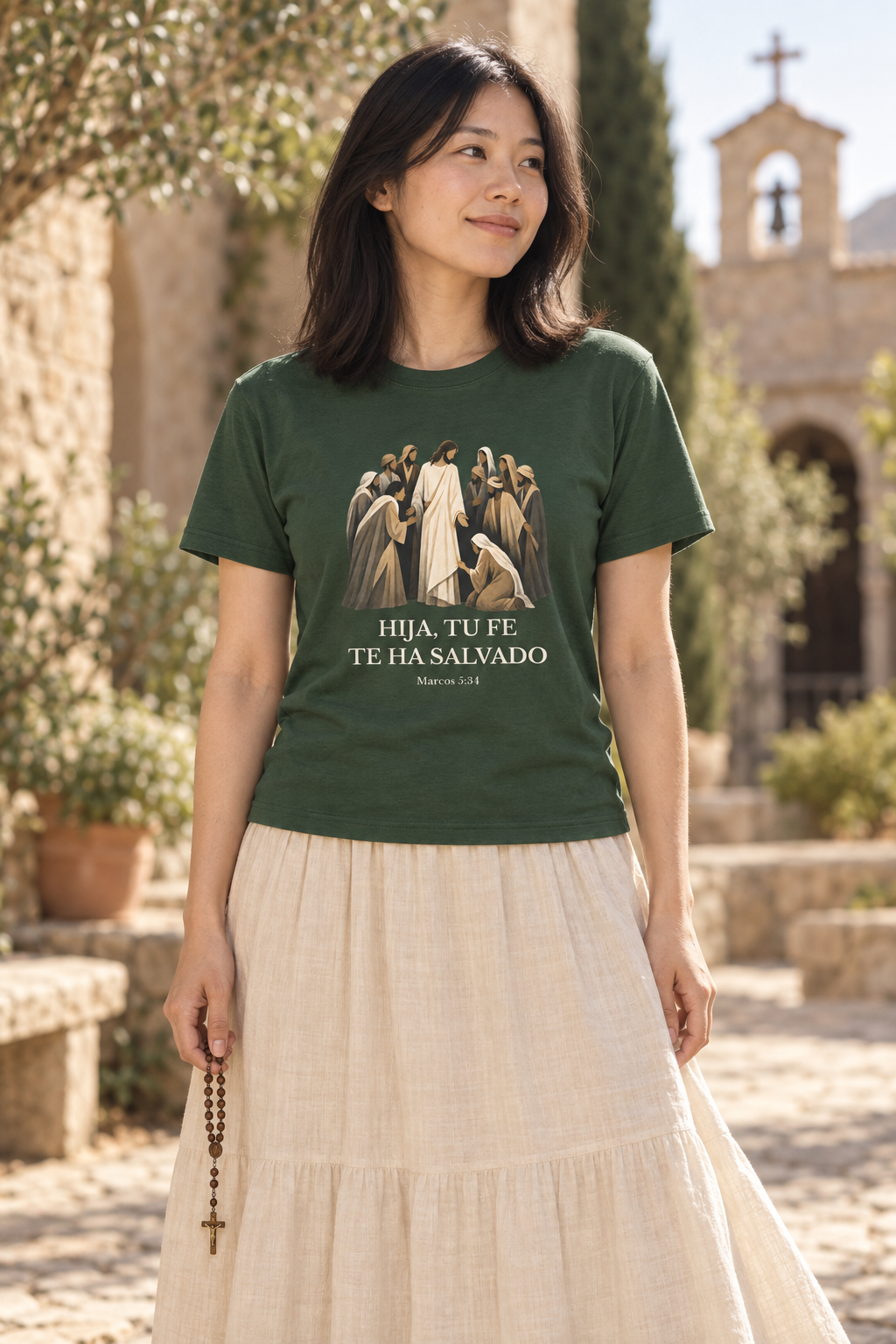 hija-tu-fe-tee lifestyle · Forest Green
