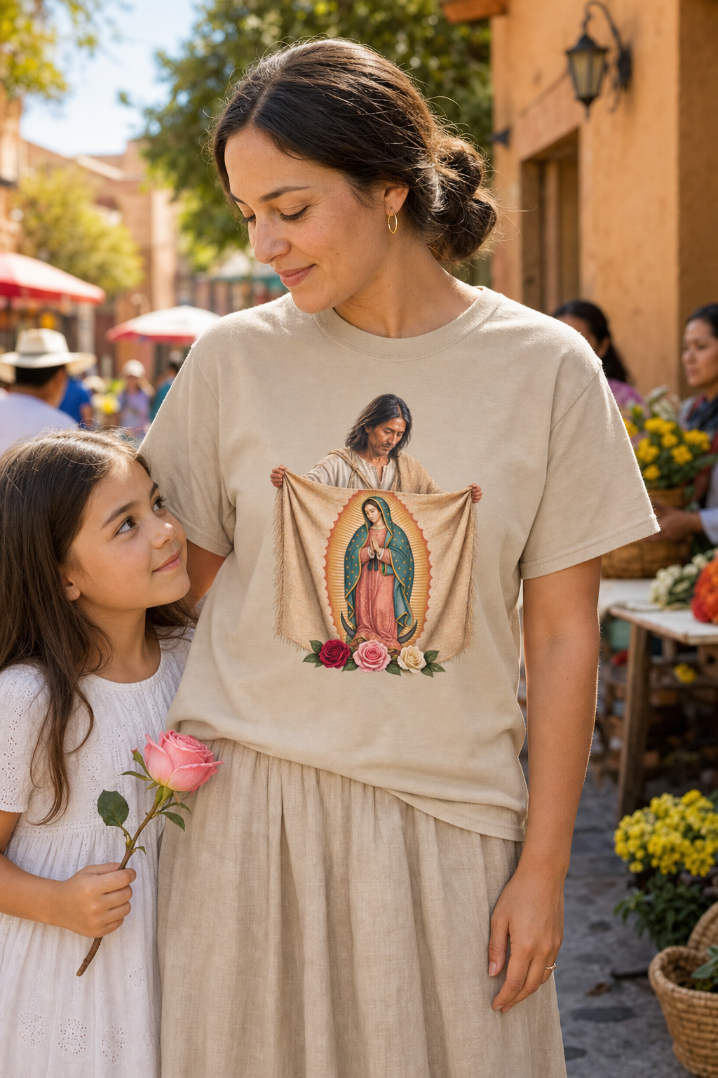 st-juan-diego-tee lifestyle · Sand