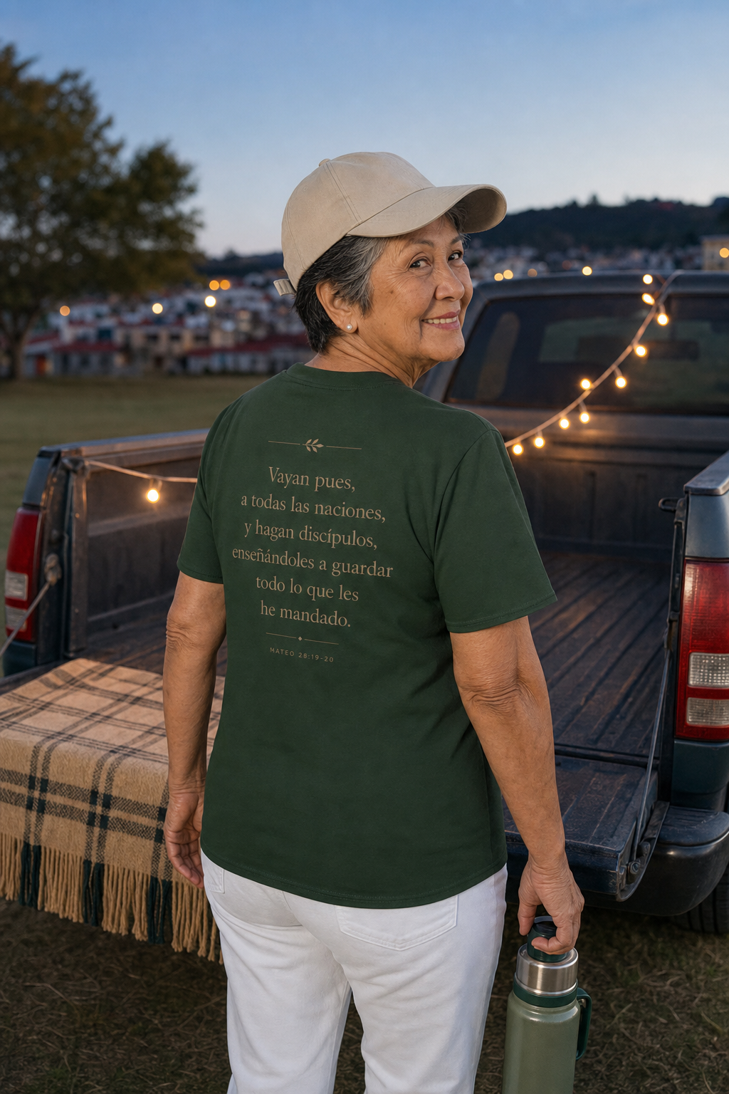 mateo-28-gold-t-shirt lifestyle · Forest Green · bnr-card:womens-clothing