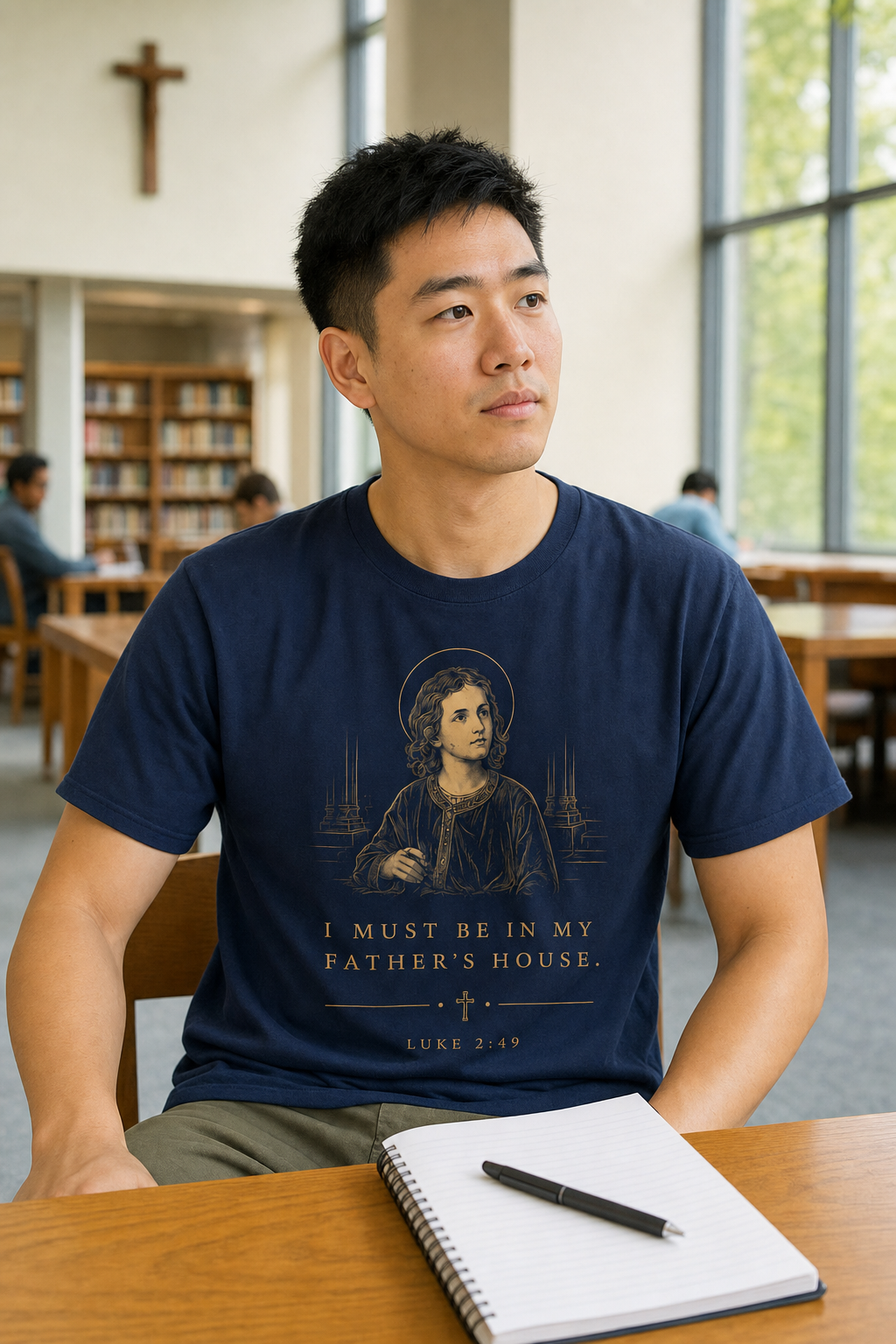 my-father-s-house-t-shirt lifestyle · Navy