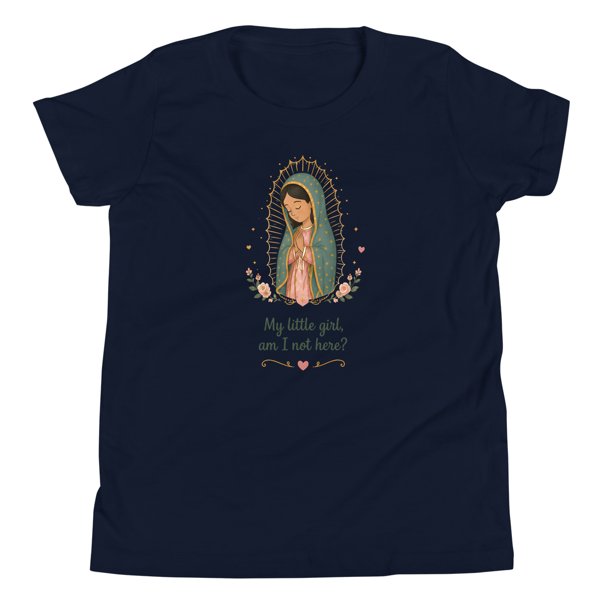 My Little Girl Guadalupe Girls — Printful flat · Navy