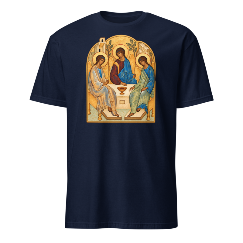the-holy-trinity-tee Softstyle Flat · Navy
