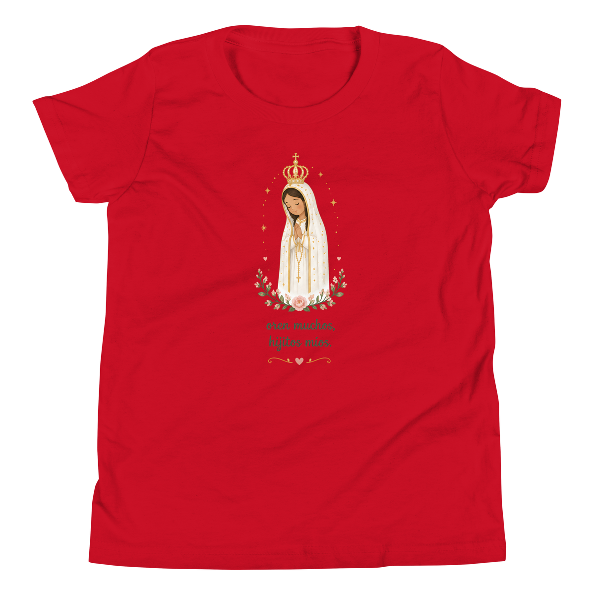 Oren Muchos Fátima Girls — Printful flat · Red