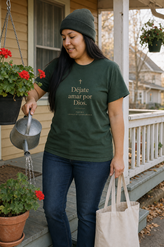 padre-ignacio-t-shirt lifestyle · Forest Green · bnr-card:womens-clothing