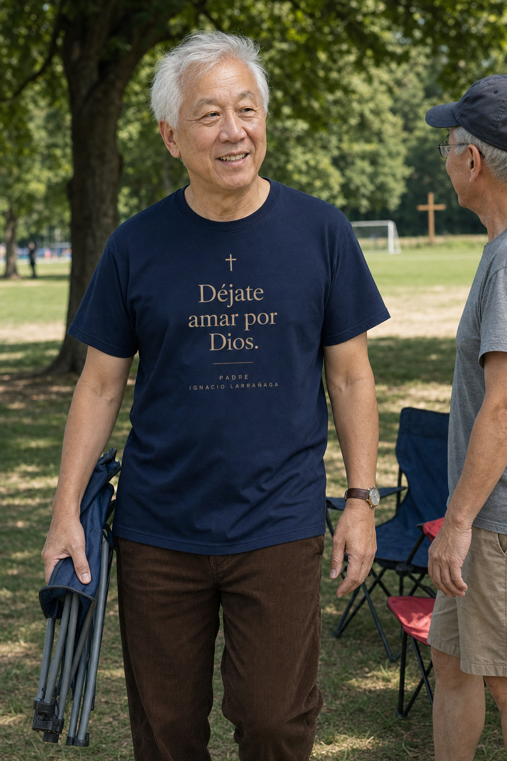 padre-ignacio-t-shirt lifestyle · Navy
