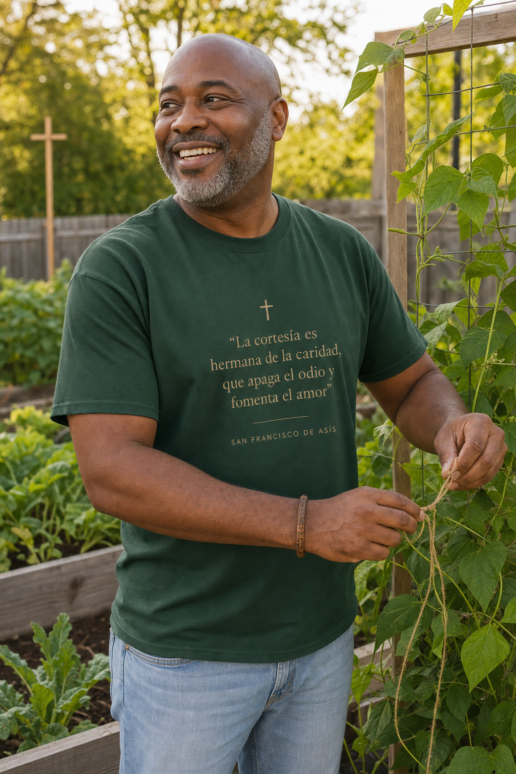 san-francisco-cortesia-t-shirt lifestyle · Forest Green