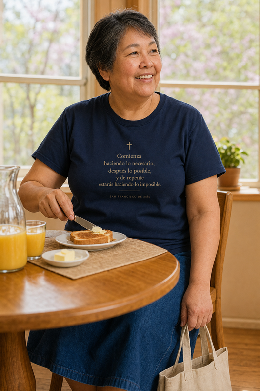 san-francisco-de-asis-t-shirt lifestyle · Navy · bnr-card:womens-clothing