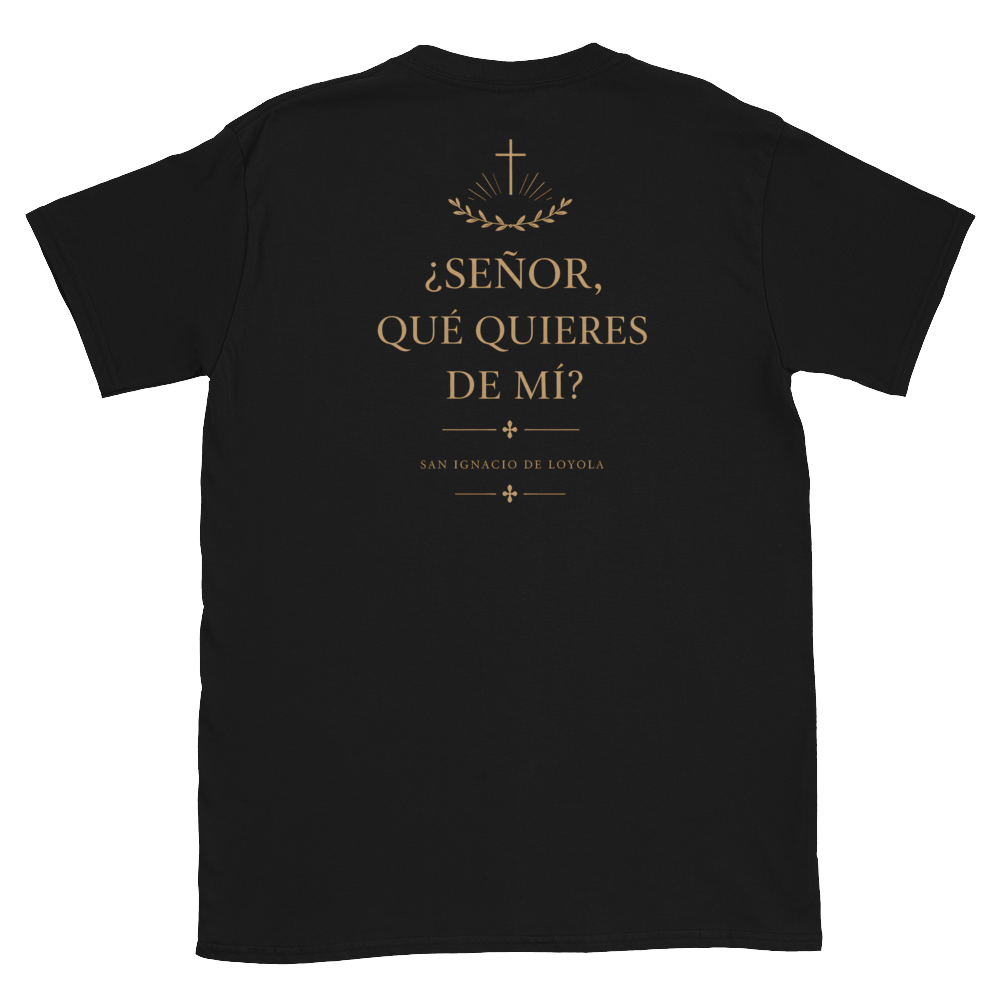 San Ignacio Suscipe Tee — back · Black