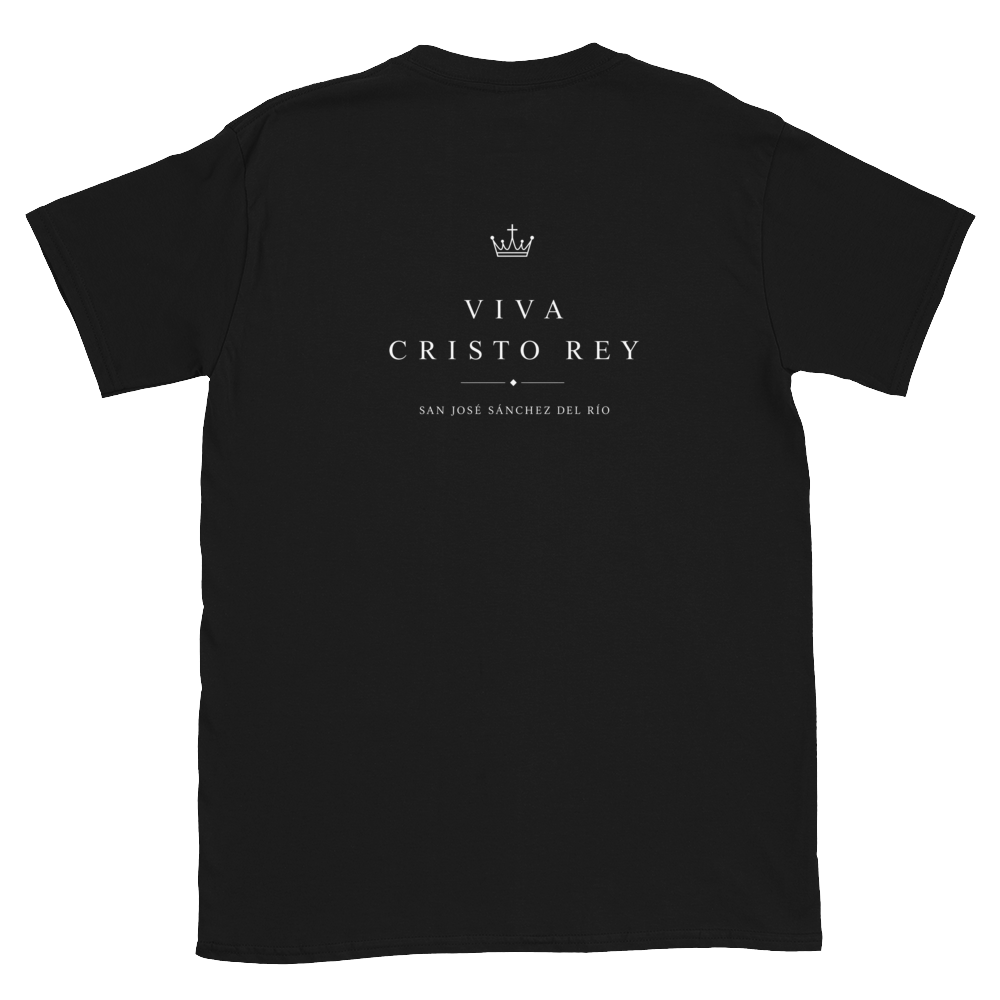 San José Sánchez del Río Crown Tee — back · Black