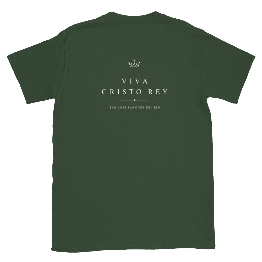 San José Sánchez del Río Crown Tee — back · Forest Green