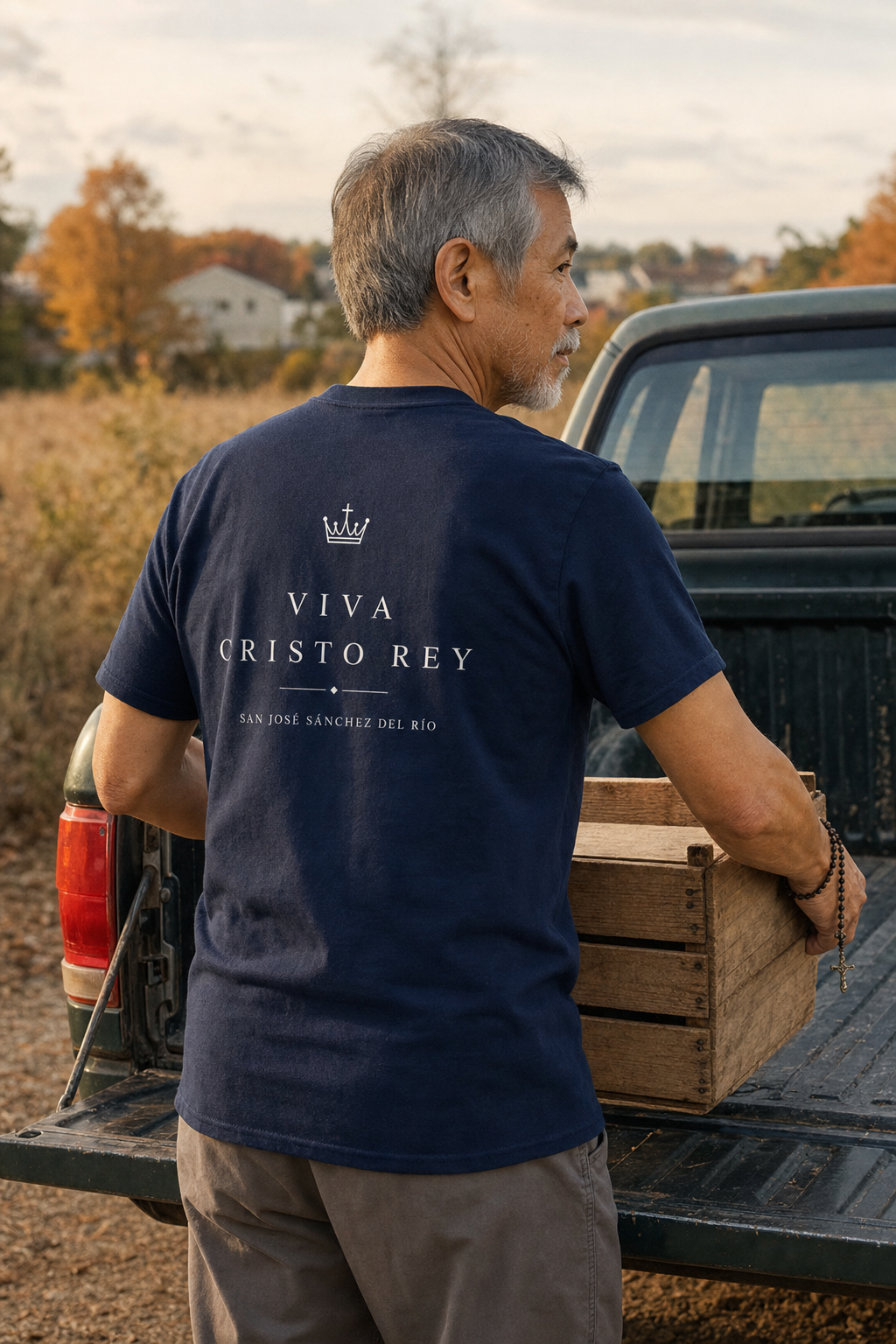 san-jose-sanchez-del-rio-crown-t-shirt lifestyle · Navy