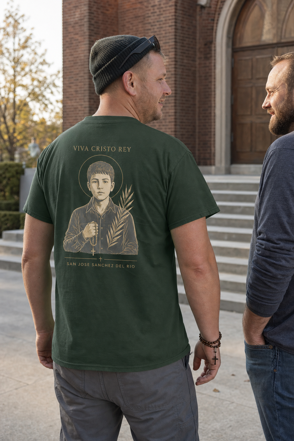 san-jose-sanchez-del-rio-t-shirt lifestyle · Forest Green